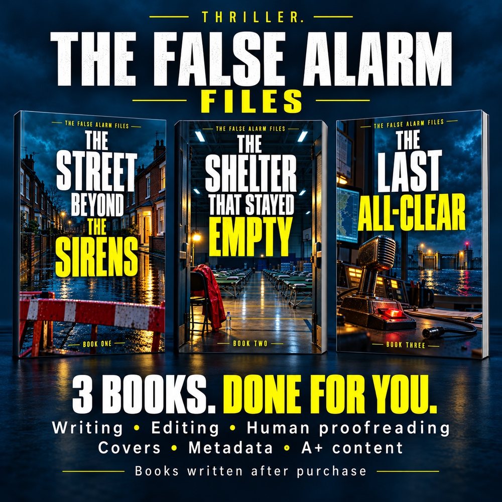 The False Alarm Files: the three covers of the pack