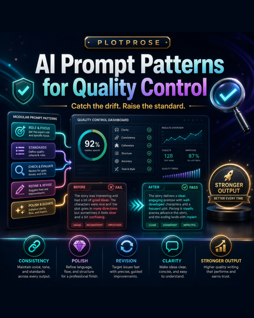 AI Prompt Patterns for Quality Control | PlotProse
