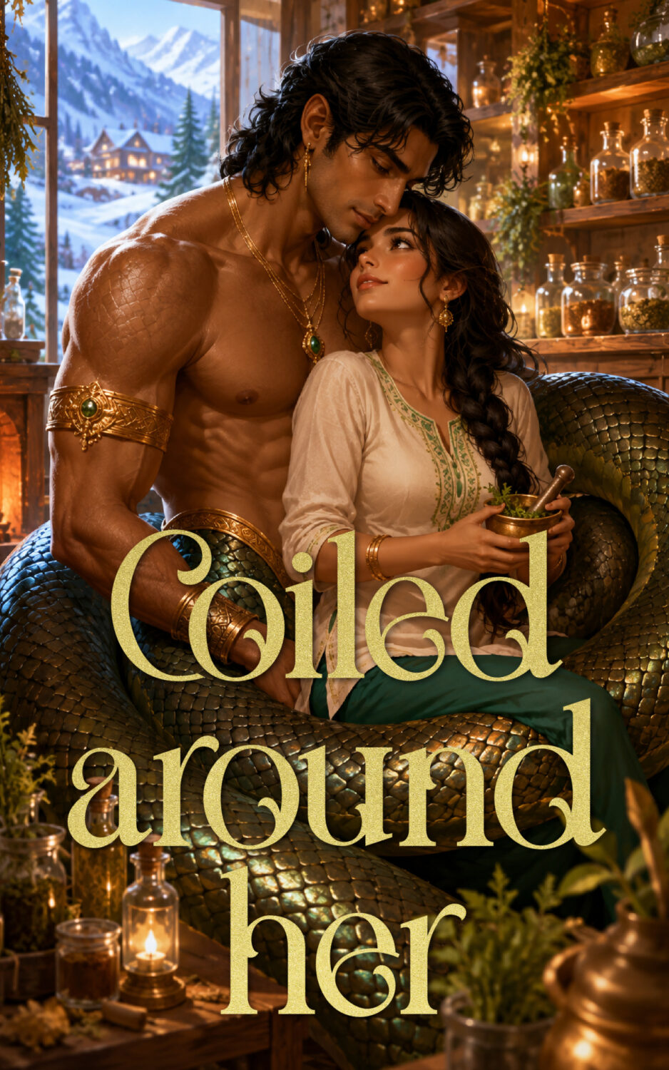 Coiled Around Her — Mated Match Two cover