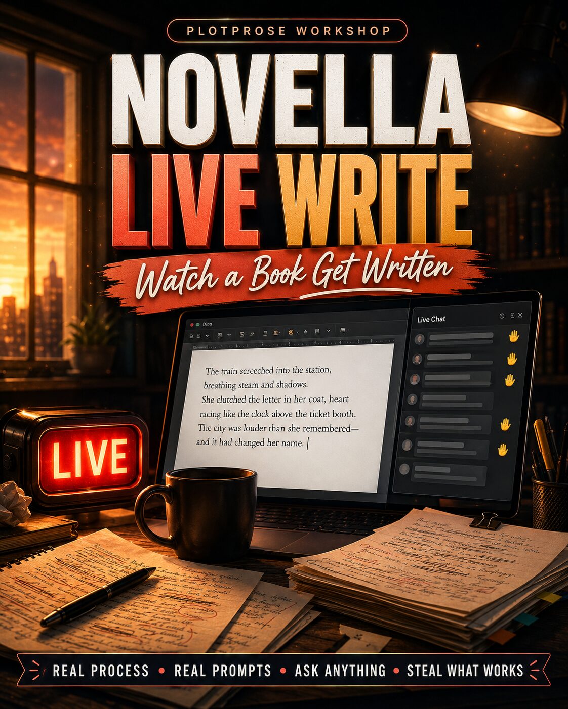 Novella, LIVE WRITE